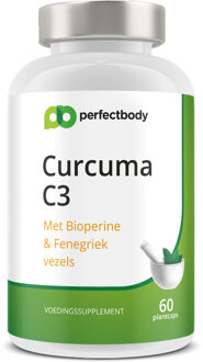 Curcuma (kurkuma) Capsules - 60 Plantcaps - PerfectBody.nl