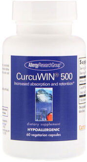 CurcuWin 500 60 Vegetarian Capsules - Allergy Research Group