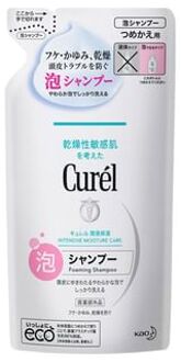 Curel Intensive Moisture Care Foaming Shampoo 380ml Refill