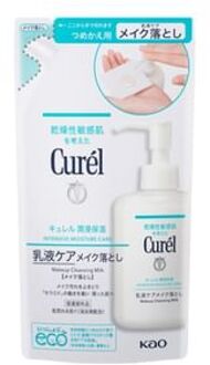 Curel Intensive Moisture Care Makeup Cleansing Milk 180ml Refill