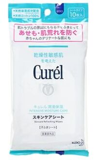 Curel Intensive Moisture Care Skincare Refreshing Wipes 10 pcs