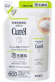 Curel Sebum Trouble Care schuimende facewash