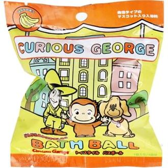 Curious George Bath Ball 1 pc - Random Style