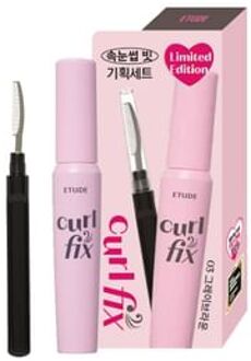 Curl Fix Mascara Set - 4 Types #03 Gray Brown