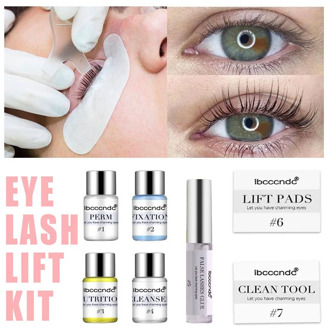 Curling Brow Lamination Starter Kit Eyelash Brow Lift Perming Pads Extension Kit Curling Eye lash Glue Wave Lotion Set