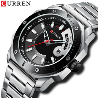 CURREN 2020 New Mens Watches with Stainless Steel Creative Men's Watches Casual Military Quartz Clock Relogio Masculino