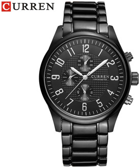 CURREN Classic Fashion Quartz Men Watches Full Steel Sports Wrist Watch Waterproof Male Clock Relogio Masculino Reloj Hombre