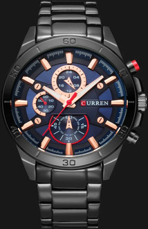 CURREN Luxury Brand Men Watch Fashion Analog Sports Wristwatches Casual Quartz Full Steel Band Male Clock Relogio Masculino