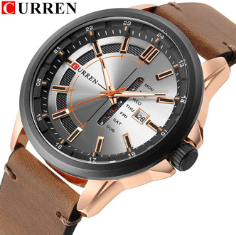 CURREN Luxury Casual Men Watches Military Sports Watch Analog Quartz Wristwatch Display Calendar Relogio Masculino Montre Homme