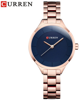 CURREN Top Brand Fashion Ladies Watches Stainless Steel Band Quartz Female Wrist Watch Ladies Gifts Clock Relogio Feminino