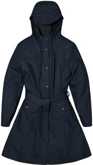 Curve Jacket 18130 Navy Rains , Blauw , Dames - L,M,S,Xs