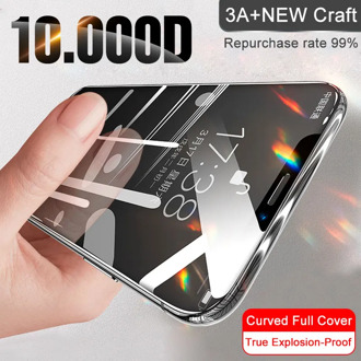 Curved Full Cover Tempered Glass on For iPhone 11 Glass 11 Pro XS MAX XR X Screen Protector For iPhone 7 8 6s Plus 11 Glass Film