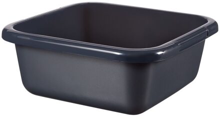 Curver Afwasbak - Vierkant - 35x35x14 Cm - 10 Liter - Antraciet
