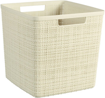 Curver Jute Mand Offwhite 28x28x27cm 17Liter