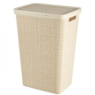 Curver Jute Wasbox 58 L - Wit