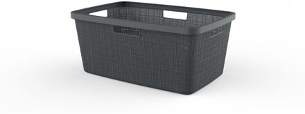 Curver Jute Wasmand 46 L - Donkergrijs