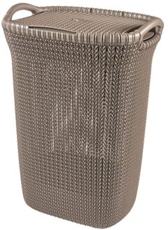 Curver Knit Wasbox 57 L Bruin