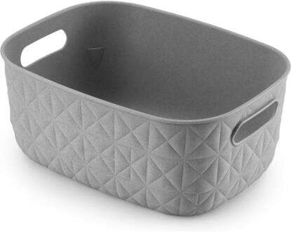 Curver Opbergbox Soft - taupe - 4L - Leen Bakker - 19.4 x 26.4 x 11.1