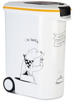 Curver Voedselcontainer Hond 54 L Wit