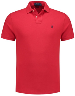 custom fit polo Rood - 2XL