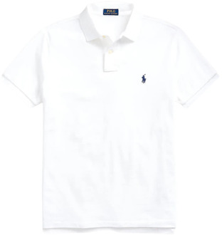 custom fit polo Wit - 2XL