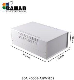 Custom Iron Project behuizing diy instrument case PCB draad connection box Ijzer elektrische doos 325*220*120mm junction box BDA40008-A1(W325)