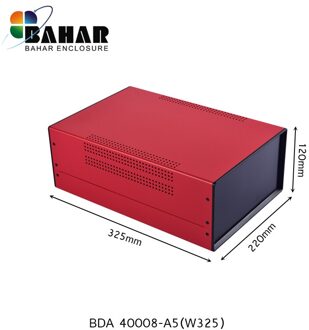 Custom Iron Project behuizing diy instrument case PCB draad connection box Ijzer elektrische doos 325*220*120mm junction box BDA40008-A5(W325)