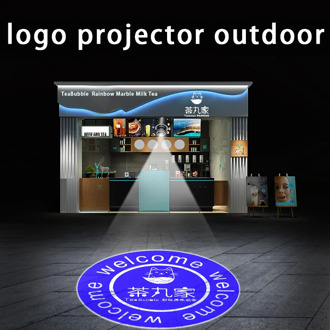 custom led hd door projector outdoor waterproof rotating advertising image projector lamp gobo logo projector light