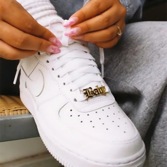 Custom Name Shoe-buckle Personalized Stainless Steel Jewelry Nameplate Buckie Charm Kids Adult Leisure Sneakers Lazy Shoe Tags