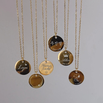 custom necklace name letter angel Stainless Steel necklace ladies collares Necklace Jewelry Exquisite Fashion Necklace women