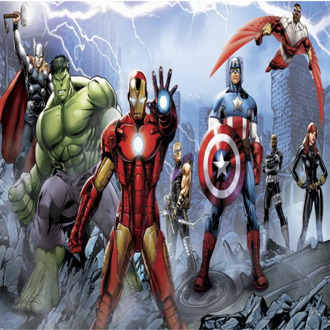 Custom photo wallpaper 3D/5D/8D mural Boys bedroom background wall children's room cartoon character waterproof wall cloth