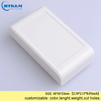 Custom plastic enclosure diy project box electronic junction box small box for wiring abs instrument case 95*55*23mm IP54 1PIECE