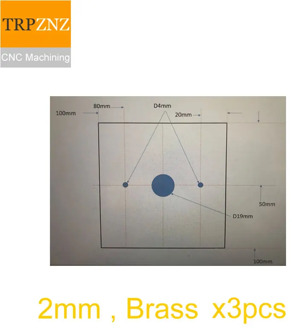 Custom product links, 2mm brass plate with hole ,Brass/copper plate engraving CNC machining,