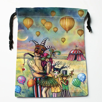 Custom TAROT Drawstring Bags Printed gift bags 18*22cm Travel Pouch Storage Clothes Handbag Makeup Bag
