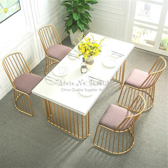 Customizable Golden Modern Iron Chair Lounge Barstools Simple Restaurant Cafe Bar Stool Nordic Dining Room Chairs