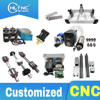 Customized all models and lengths of Linear rails , ball screws, motor sets, spindle sets,calble chain for CNC