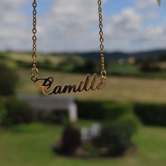 Customized Popular font Custom Name Necklace For Women Men Gold Silver Color Name Necklace Personalized Stainless Steel Jewelry