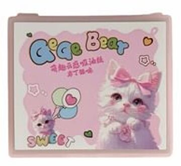 Cute and Cloud-Touch Blotting Paper - 3 Types #03 Pudding Cat - 100pcs