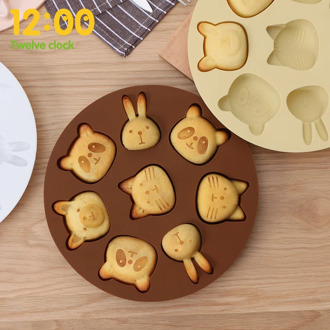 Cute Animals Cookie Stamp Biscuit Mold 3D Cookie Plunger Cutter DIY Baking Mould