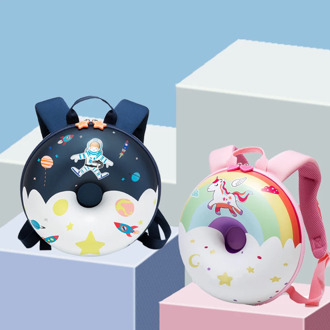 Cute Baby Kids Bags for Boys Girls Rainbow Unicorn Toddler Backpacks Creative Mini Donuts Space Ship Baby School Bag