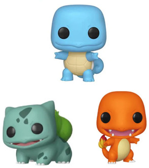 Cute Bulbasaur Charmander Squirtle vinyl figure Collection Model Toys
