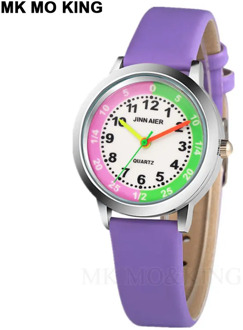 Cute Cartoon Digital Color Waterproof Sport Children's Boys Girls Kids Quartz Wrist Watch Clock Gifts Bracelet Watch for Kids