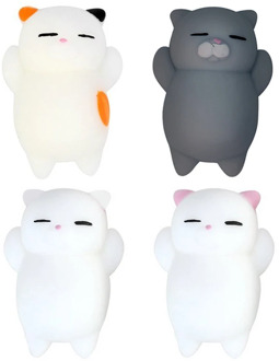 Cute Cat Squishy Toy Stress Relief Anti-stress Toys Kawaii Squishy Animal Cat Toy For Children Stress Relief Funny Gift Toy