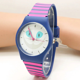 cute cat Waterproof Kid Watches Children Silicone Wristwatches butterfly Brand Quartz Wrist Watch Fashion Casual Relogio watch