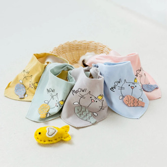 Cute Cotton Soft Newborn Baby Bib Saliva Towel Fake Collar Scrub Baby Toddler Scarf Saliva Bow Burp Cloth Bibs Baby Accessories