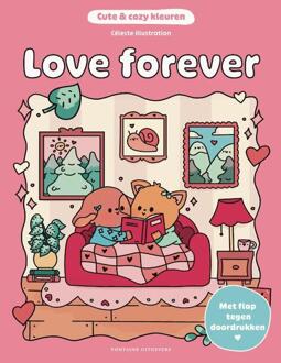 Cute & cozy kleuren - Love forever -   (ISBN: 9789464044317)