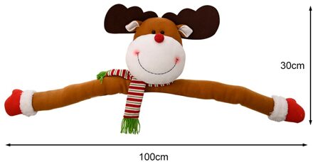 Cute Doll Santa Snowman Elk Holding Christmas Tree Big Top Star Ornaments Xmas Party Decoration Happy Year eland