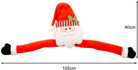 Cute Doll Santa Snowman Elk Holding Christmas Tree Big Top Star Ornaments Xmas Party Decoration Happy Year kerstman