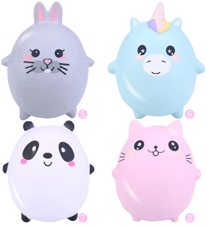 Cute jumbo Squishy Rabbit Panda Cow Cat Animal Squishies Slow Rising Antistress Toy Squeeze Squishy Stress Relief Toy For Kids