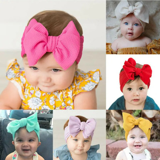 Cute Kid Girl Baby Boys Headband Toddler Lace Bow Hair Band Accessories Headwear NEW